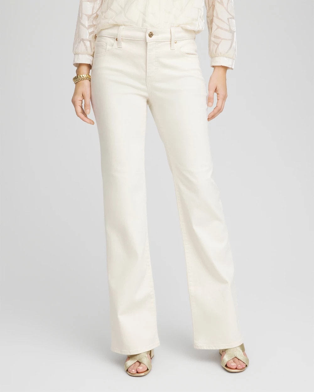 Chico's / Petite Girlfriend Flared Leg Jeans