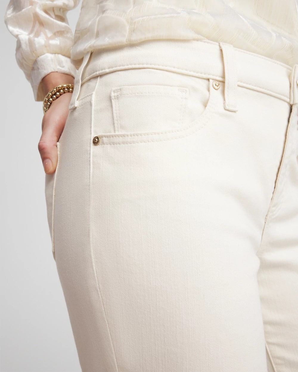 Chico's / Petite Girlfriend Flared Leg Jeans