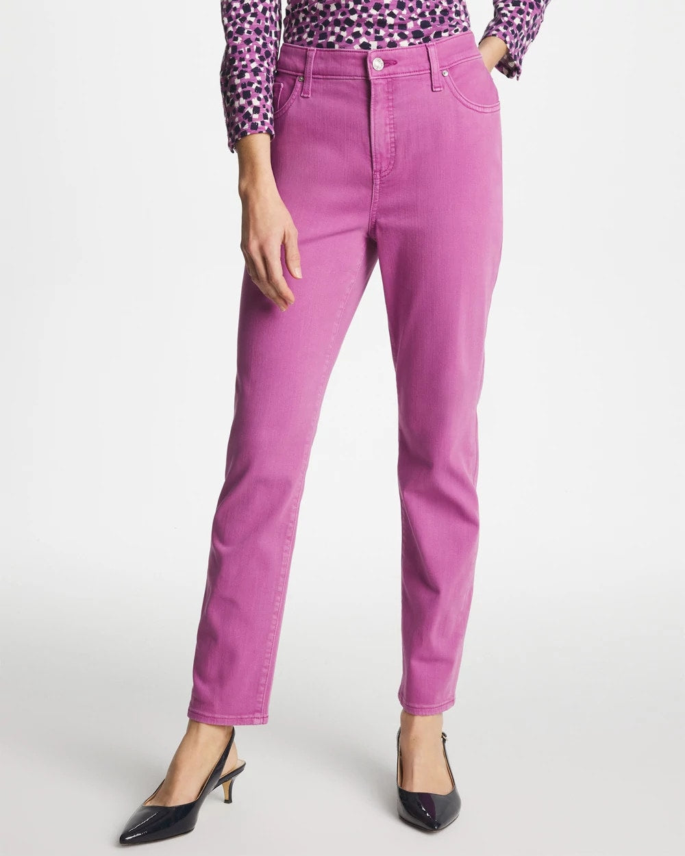 Chico's Sale - Girlfriend Slim Ankle Jeans