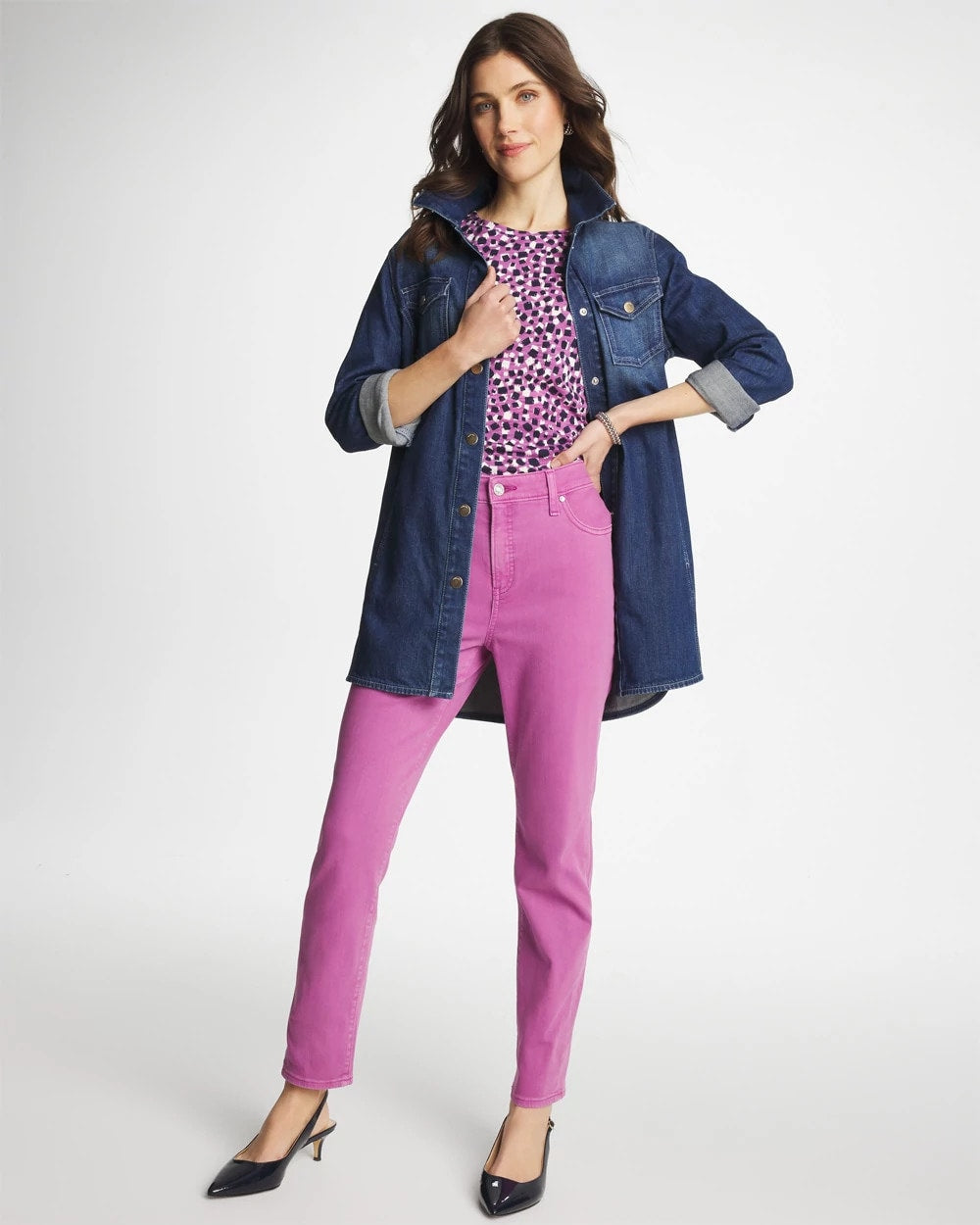 Chico's Sale - Girlfriend Slim Ankle Jeans