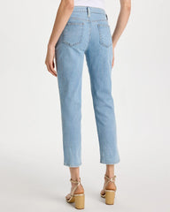 Chico's On Sale - Girlfriend Ticking Stripe Crop Jeans
