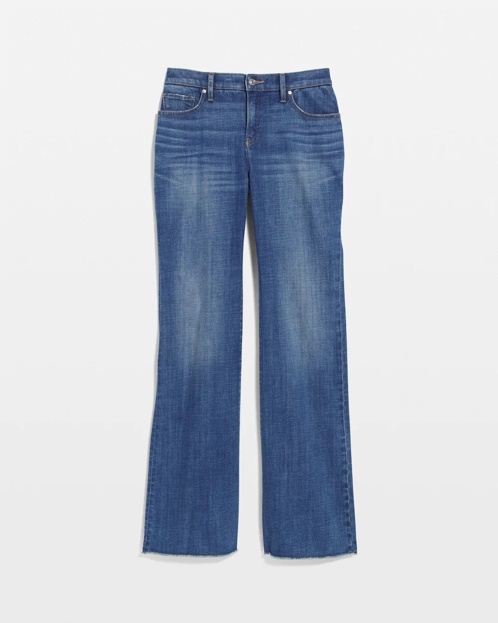 Chico's / Girlfriend Frayed Flared Jeans