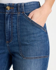 Chico's Sale - Straight Utility Crop Jean