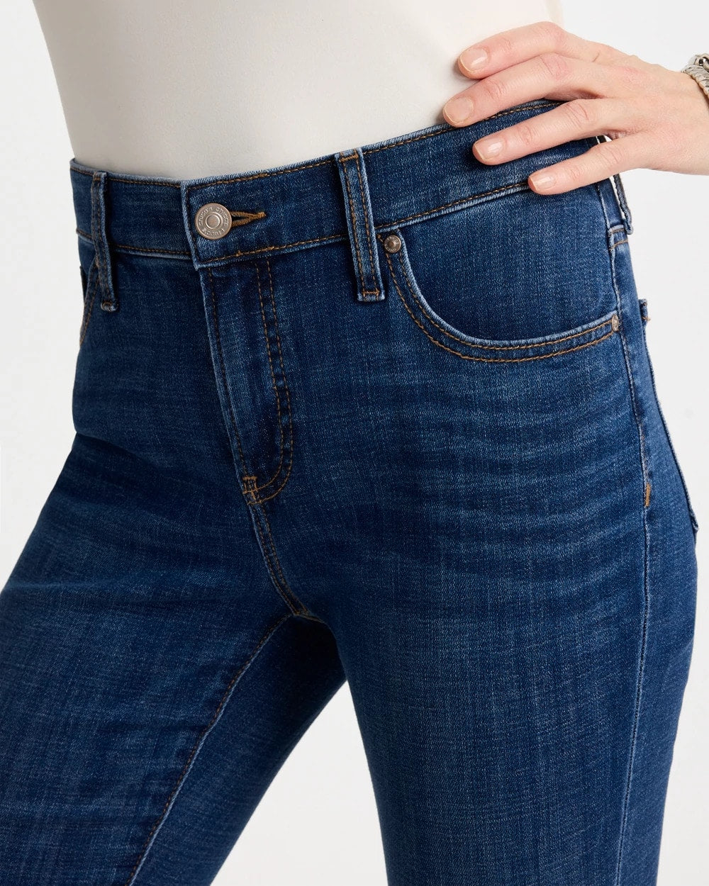 Chico's For Sale - Petite Girlfriend Fray Hem Kick Flares
