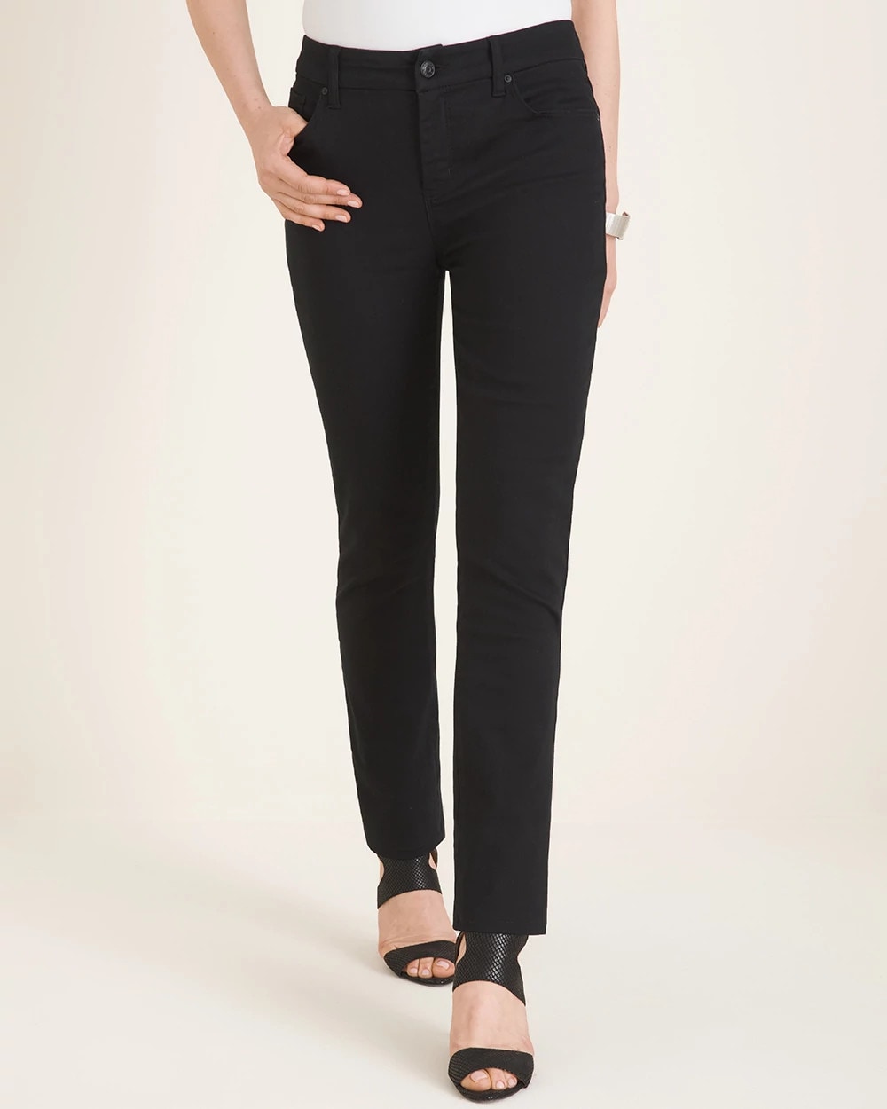 Chico's Outlet - Girlfriend Slim Straight Jeans