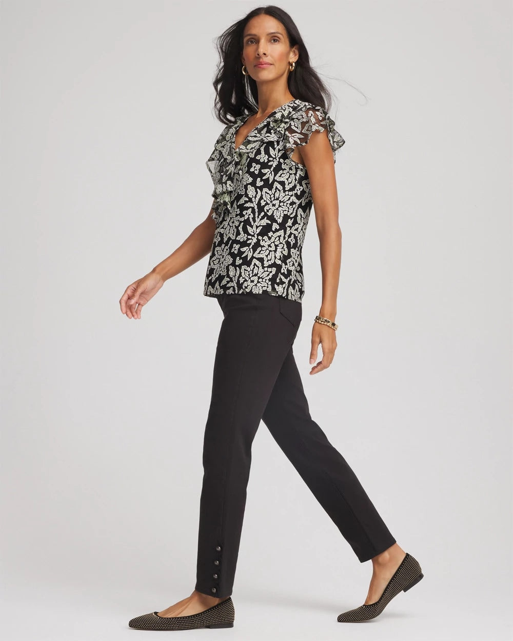 Chico's Discount - Girlfriend Slim Ankle Jeans