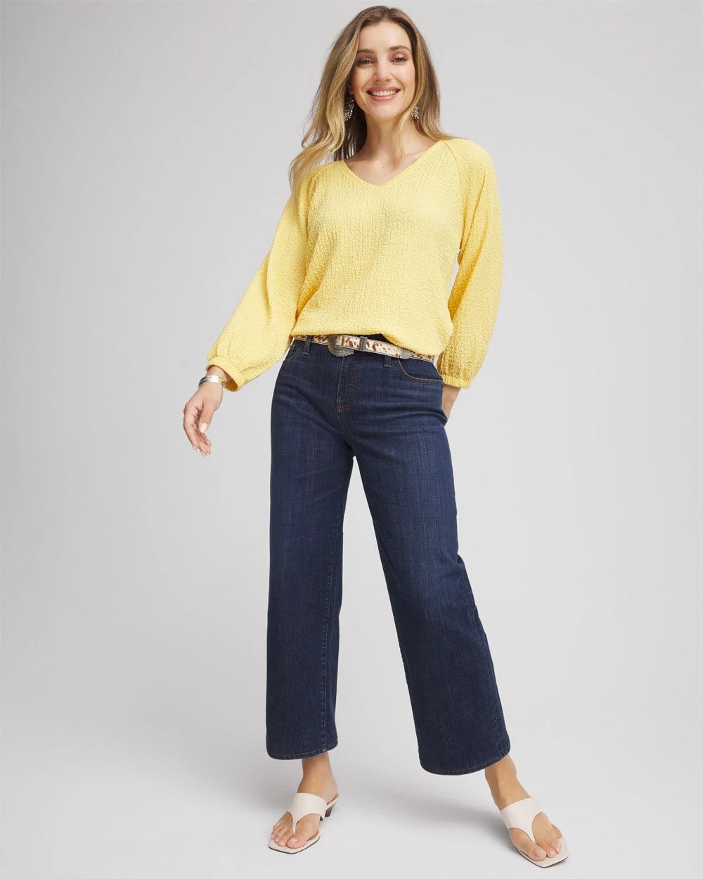Chico's On Sale - Girlfriend Wide-Leg Cropped Jean