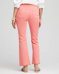 Chico's For Sale - Girlfriend Fray Hem Kick Flare Jeans