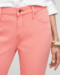 Chico's For Sale - Girlfriend Fray Hem Kick Flare Jeans