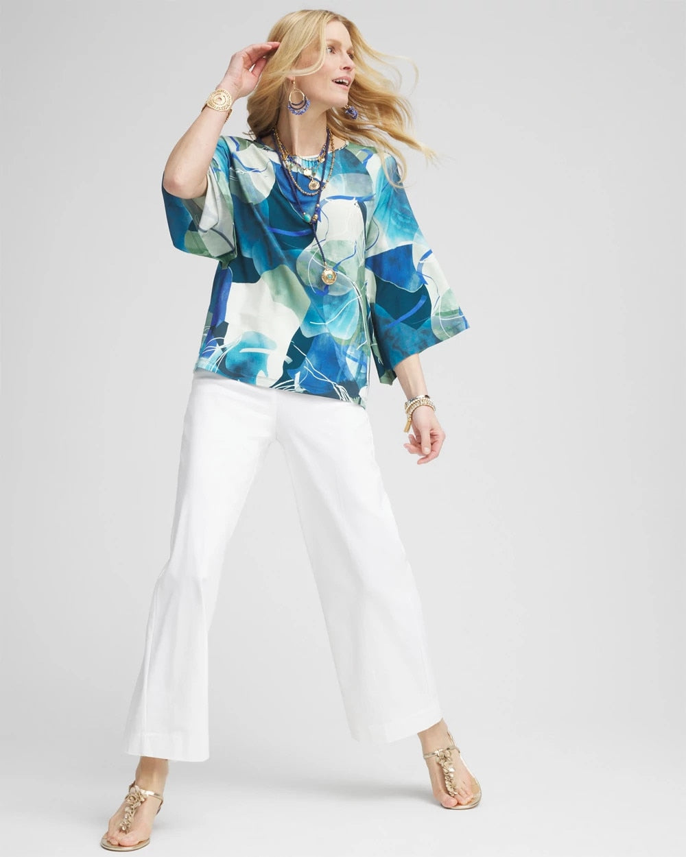 Chico's For Sale - Brigitte™ Wide-Leg Cropped Pants