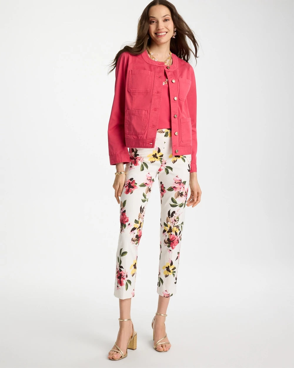 Chico's On Sale - Brigitte™ Slim Mari Bloom Crop
