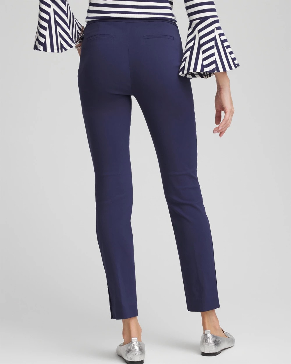 Chico's / Brigitte™ Pull-On Slim Rivet Ankle Pants