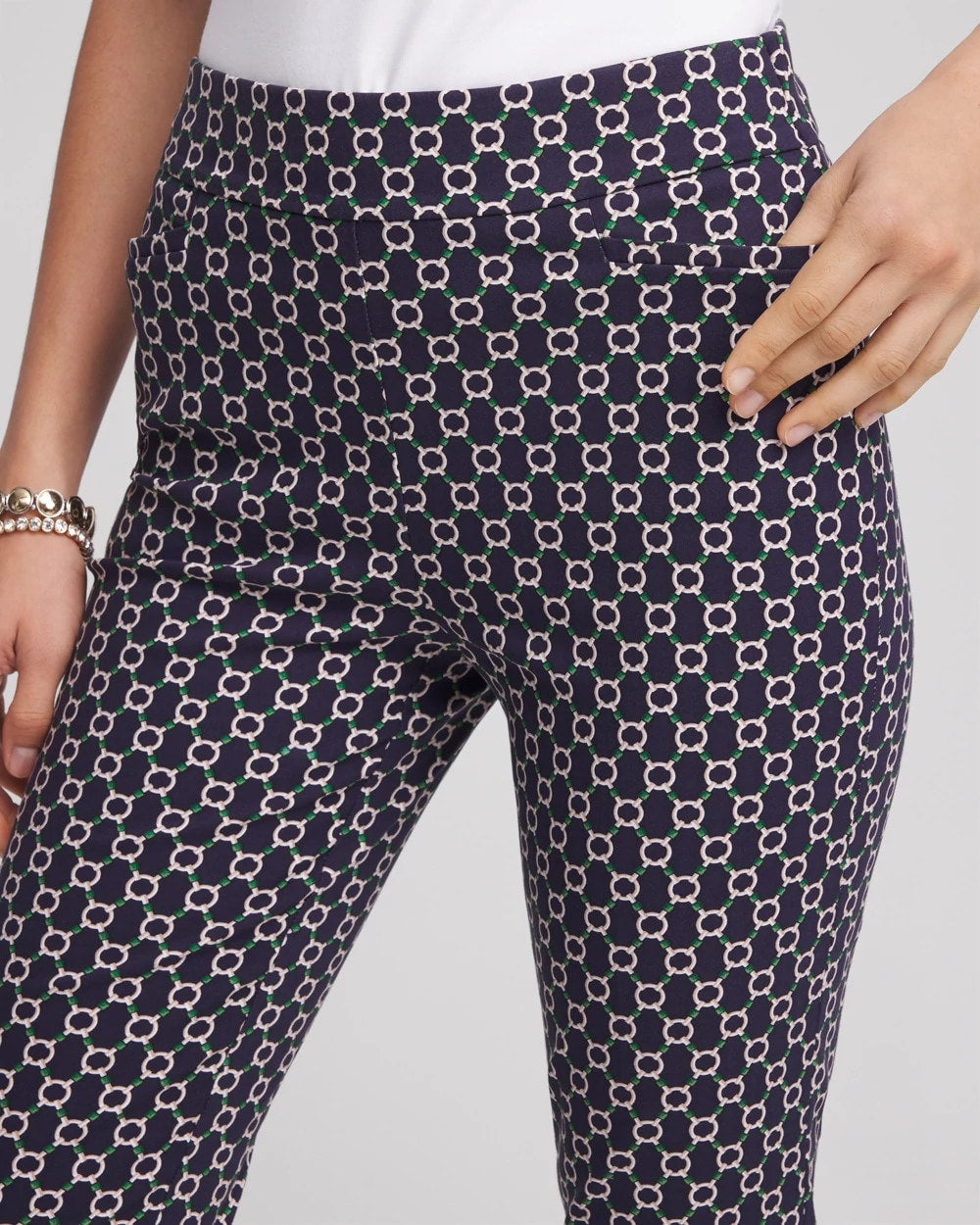 Chico's For Sale - Brigitte™ Chain Connection Slim Pants