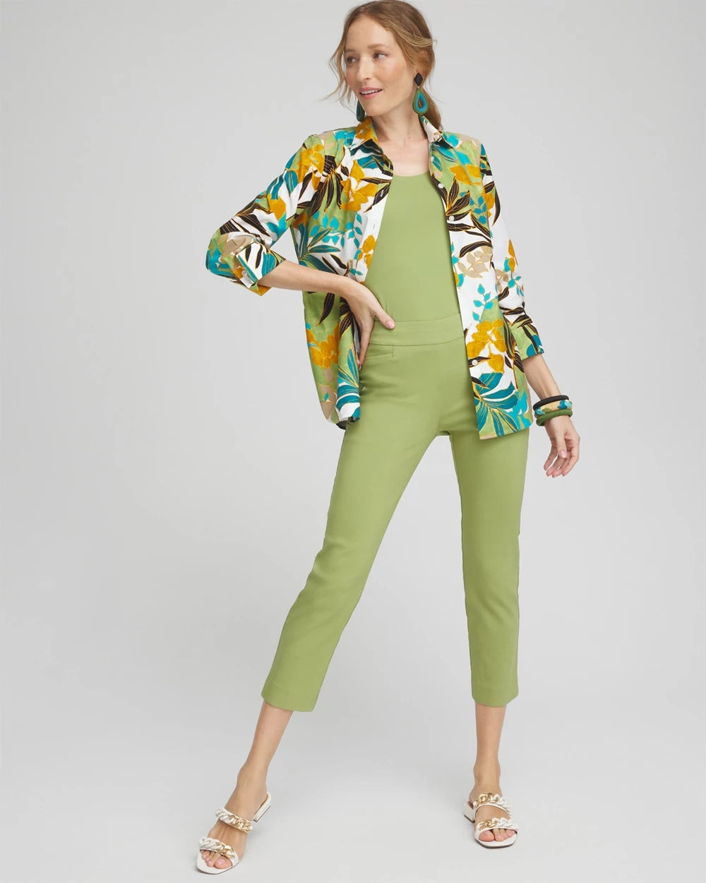 Chico's Online - Brigitte™ Pull-On Slim Cropped Pants