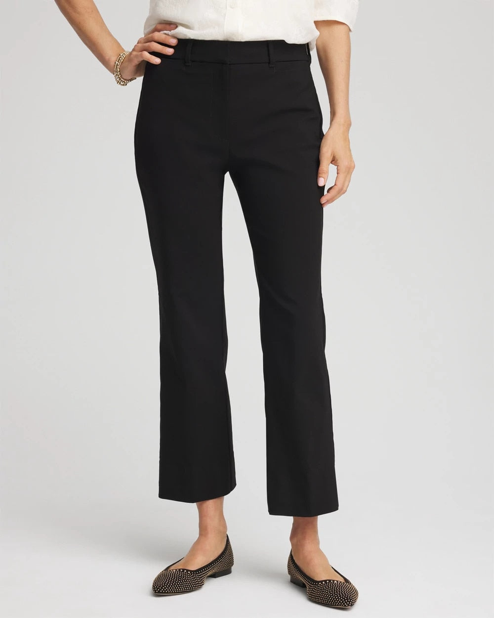 Chico's / Emme Cropped Flared Pants