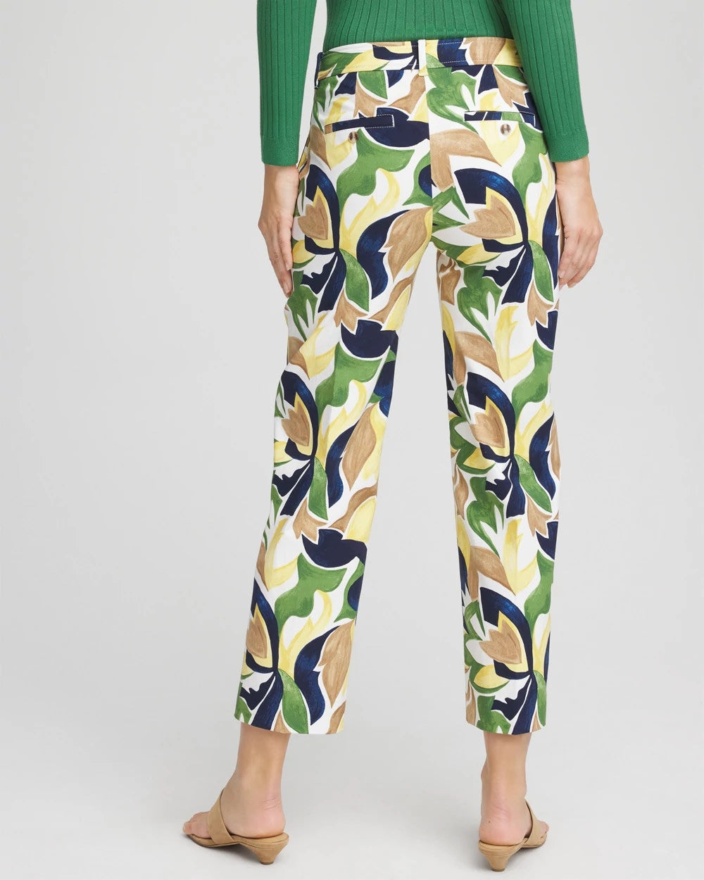 Chico's Discount - Emme Straight Mod Cropped Pants