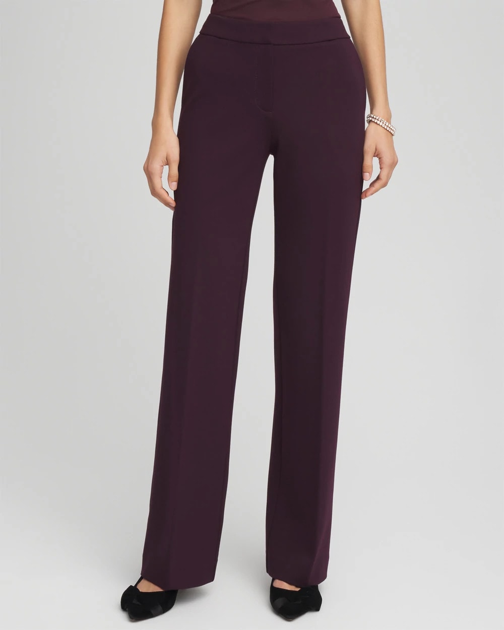 Chico's Sale - Emme Wide-Leg Trouser Ponte Pants