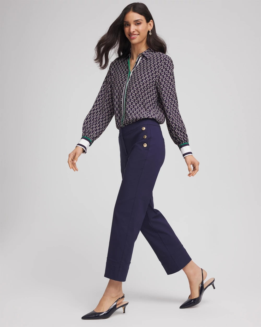 Chico's On Sale - Emme Sailor Straight Crops