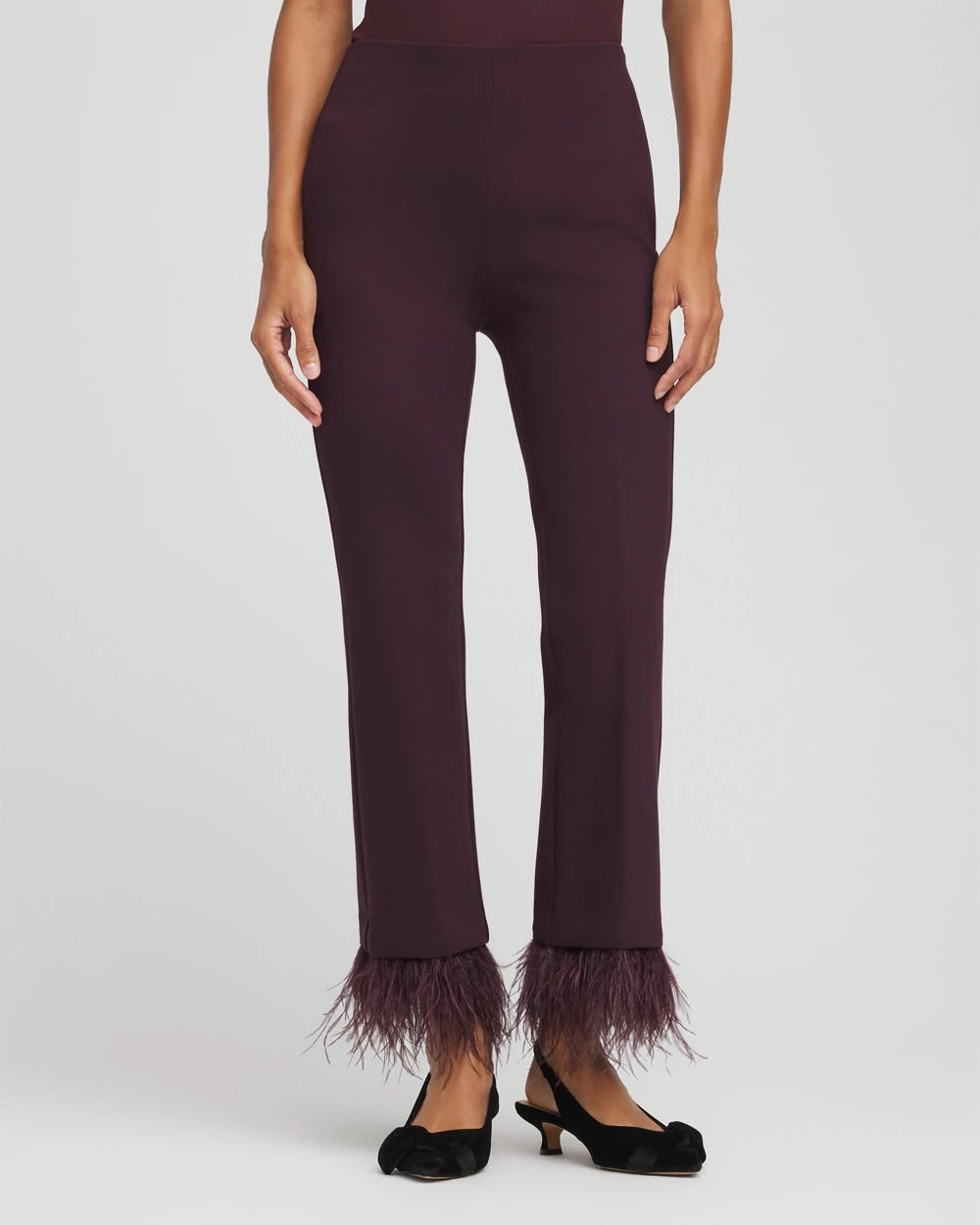 Chico's For Sale - Juliet Feathered Flared Cropped Pants