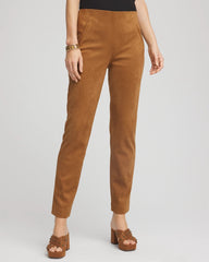 Chico's Outlet - Faux Suede Juliet Slim Ankle Pants