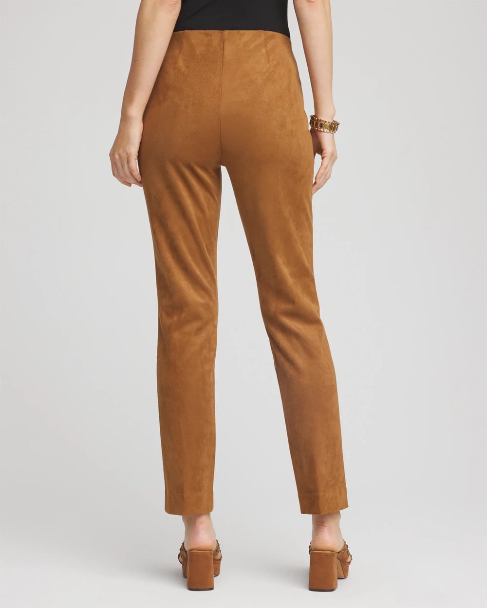 Chico's Outlet - Faux Suede Juliet Slim Ankle Pants