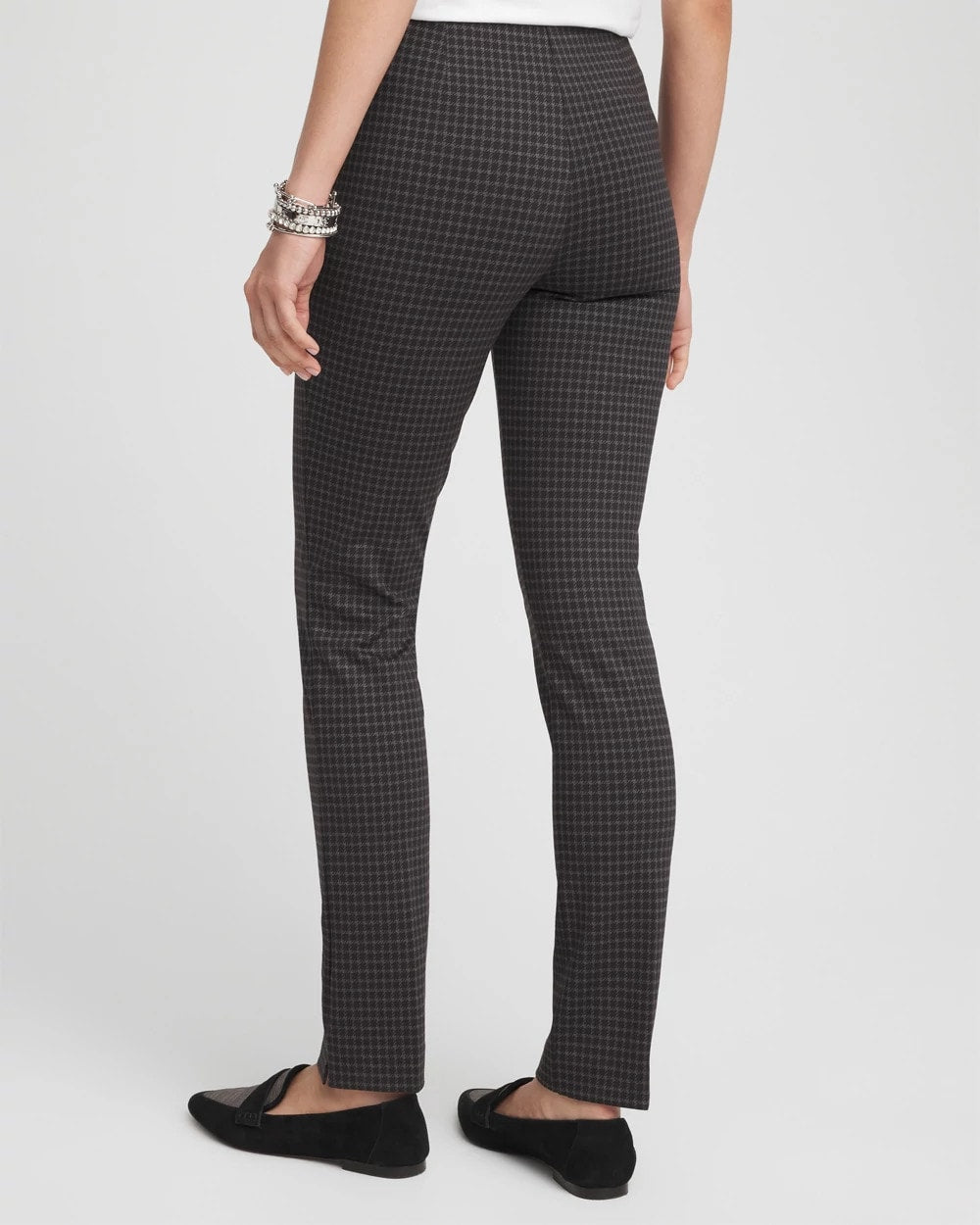 Chico's Outlet - Juliet Tonal Check Ankle Pants