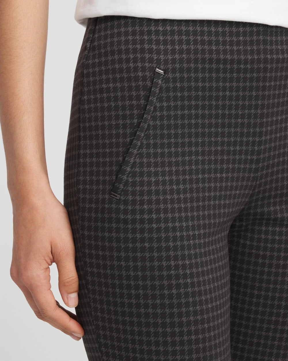 Chico's Outlet - Juliet Tonal Check Ankle Pants