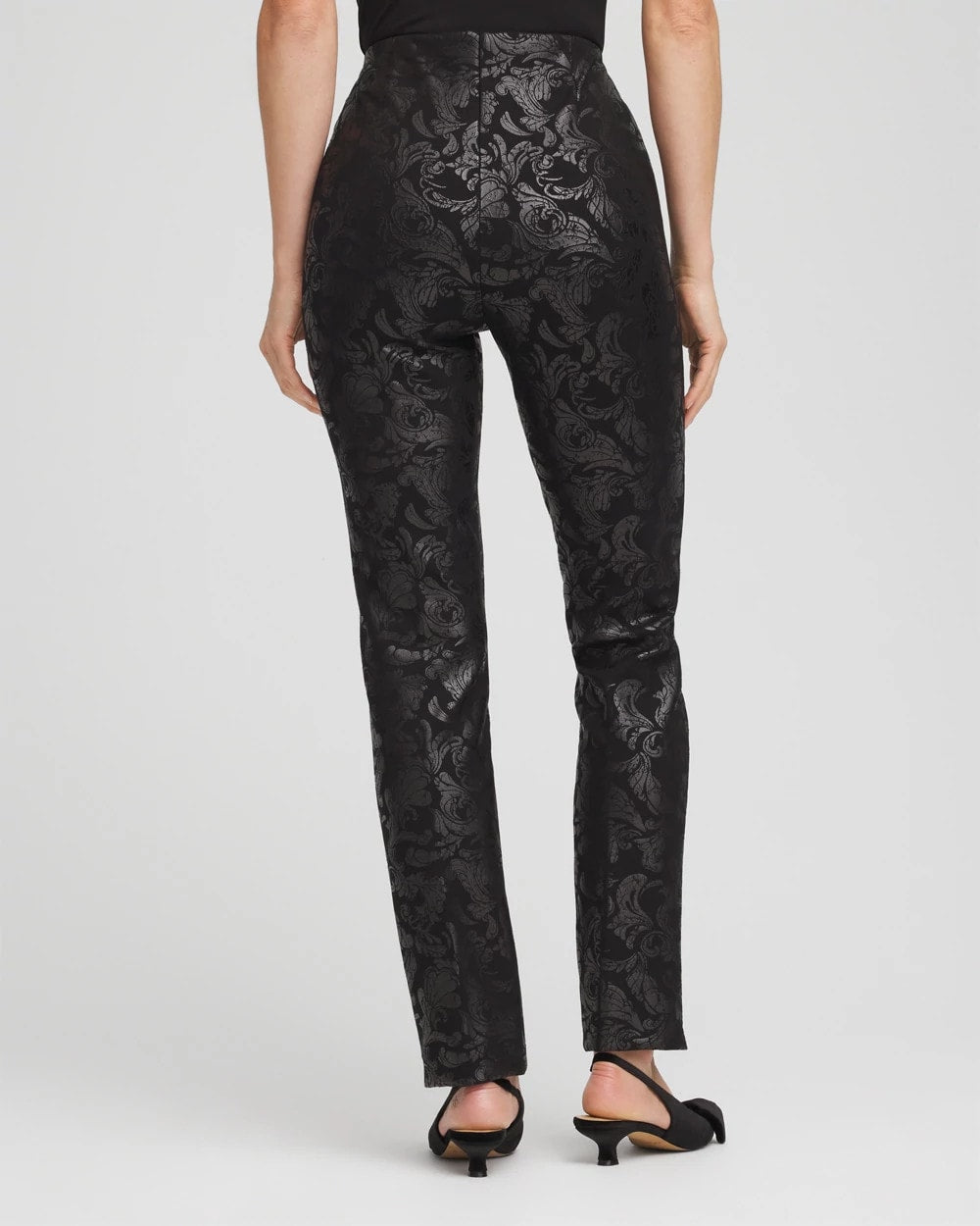 Chico's / Juliet Foiled Slim Ponte Pants