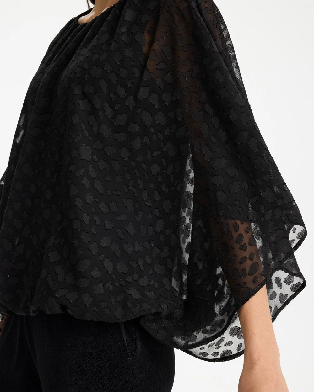 Chico's / Travelers™ Bubble Hem Top