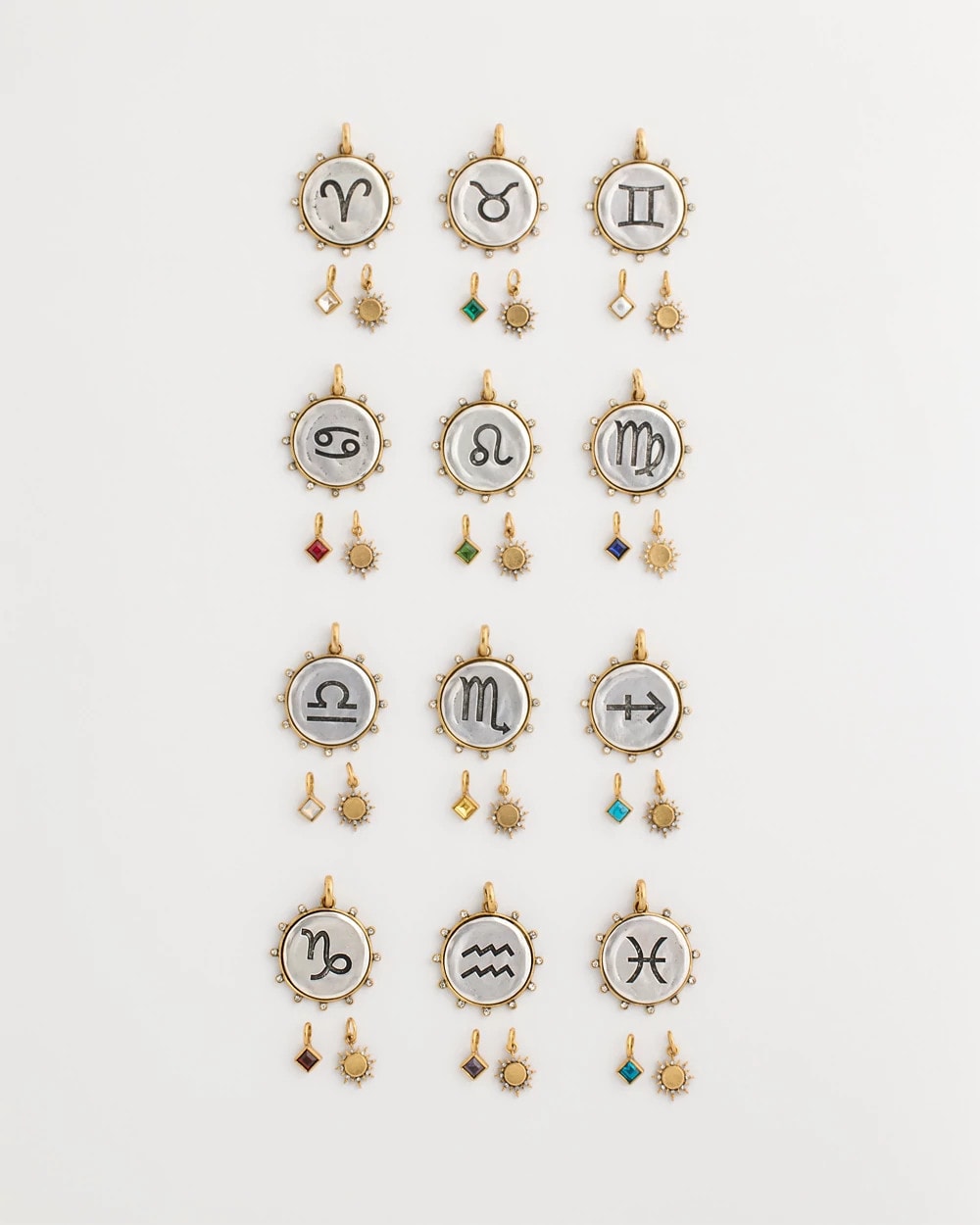 Chico's Outlet - Gemini Zodiac Charm Pendant