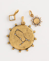 Chico's Outlet - Gemini Zodiac Charm Pendant