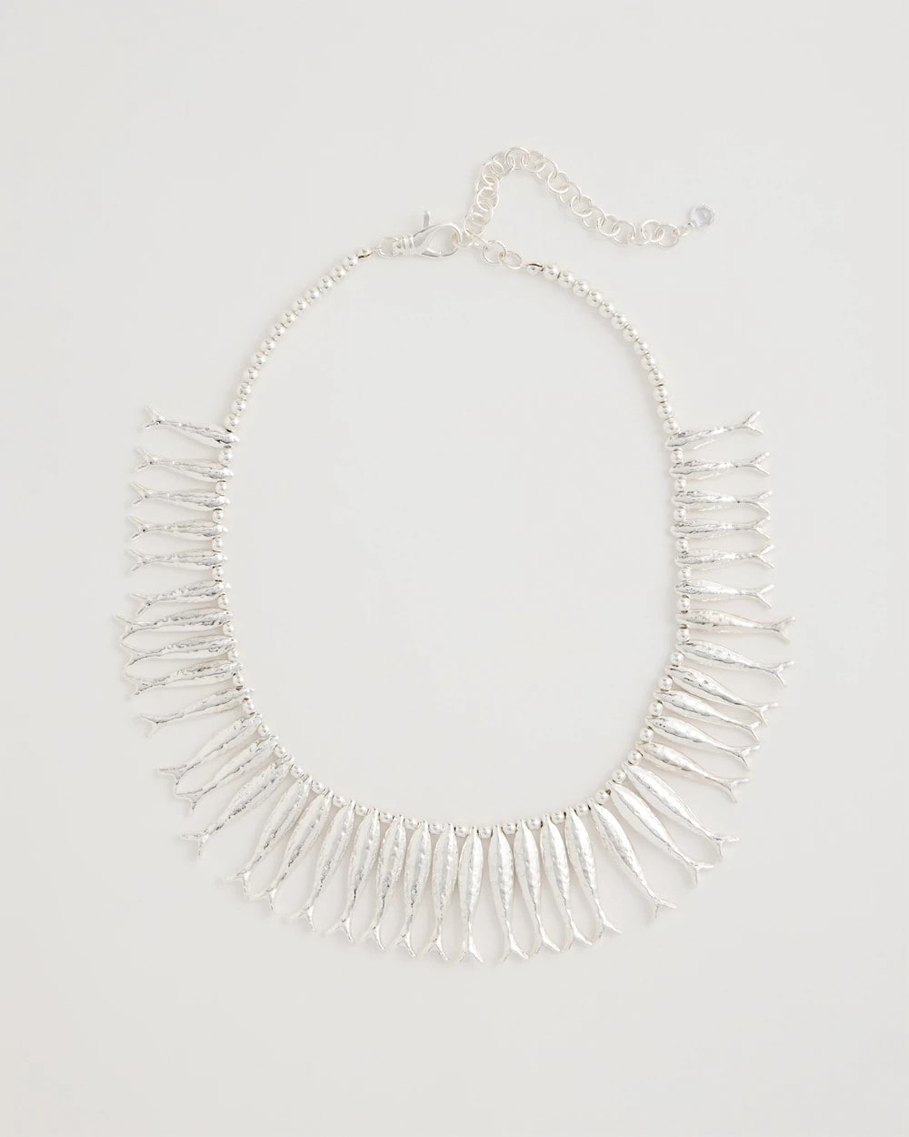 Chico's Sale - Silvertone Fish Collar Necklace