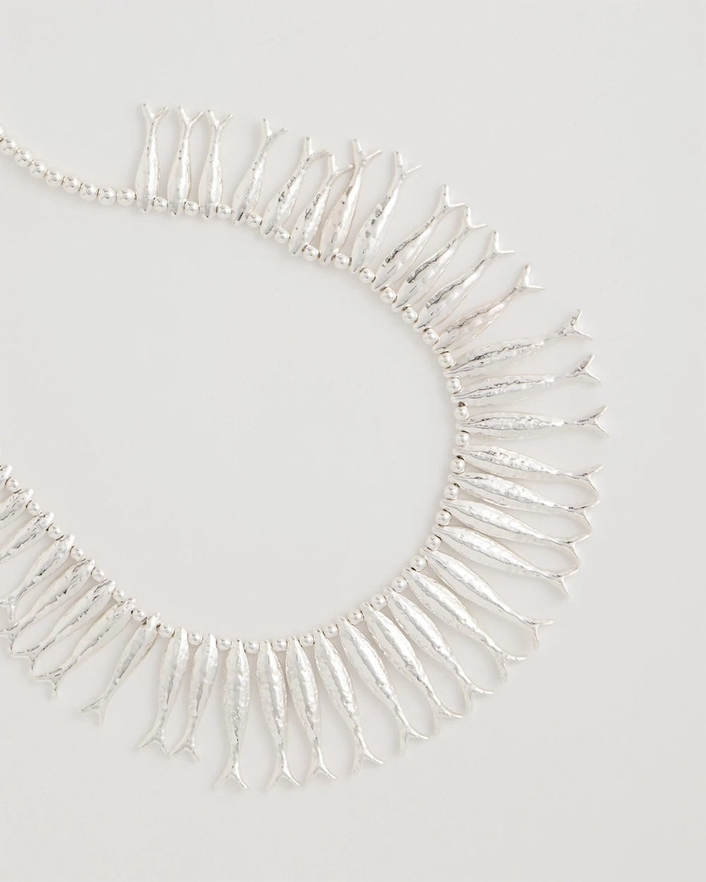 Chico's Sale - Silvertone Fish Collar Necklace