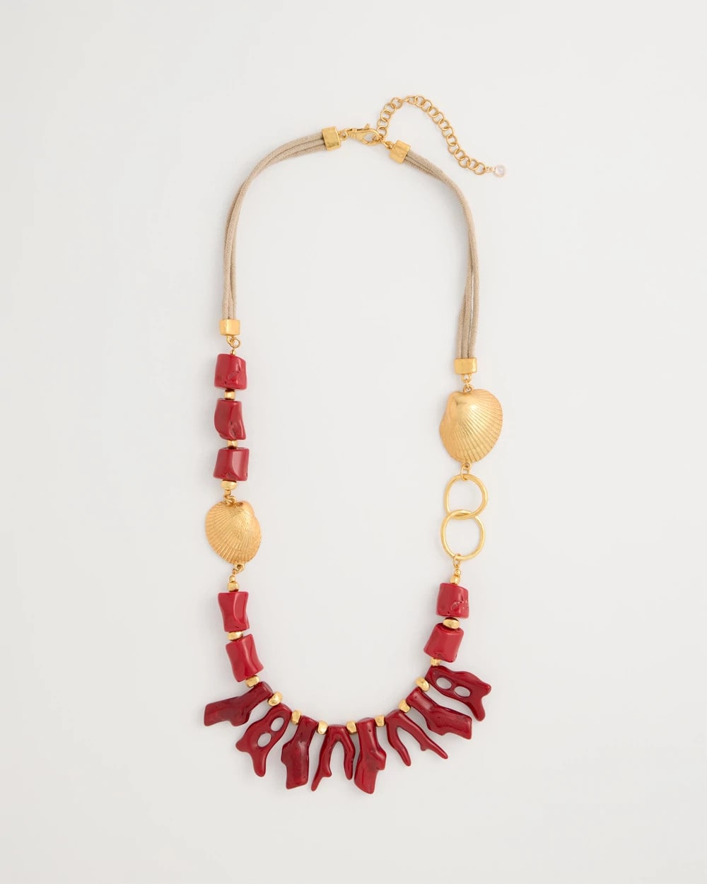 Chico's On Sale - Chico's Originals Red Resin Necklace