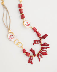 Chico's On Sale - Chico's Originals Red Resin Necklace
