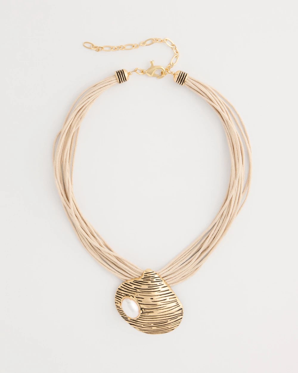 Chico's For Sale - Golden Shell Pendant Necklace