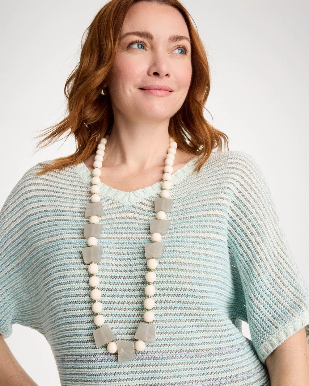 Chico's Online - Long Geo Beaded Necklace