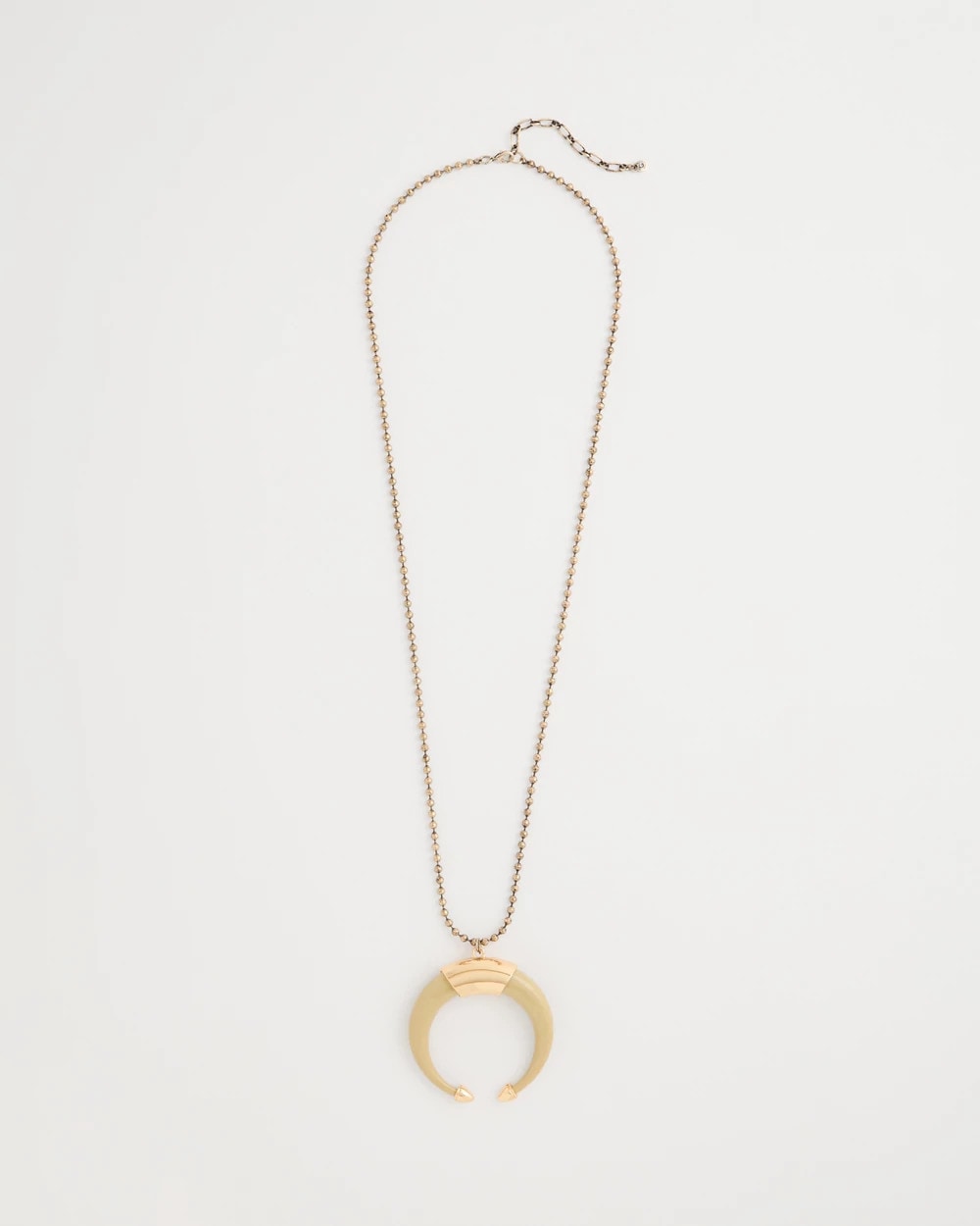 Chico's / Long Horn Pendant Necklace