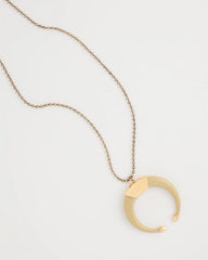 Chico's / Long Horn Pendant Necklace