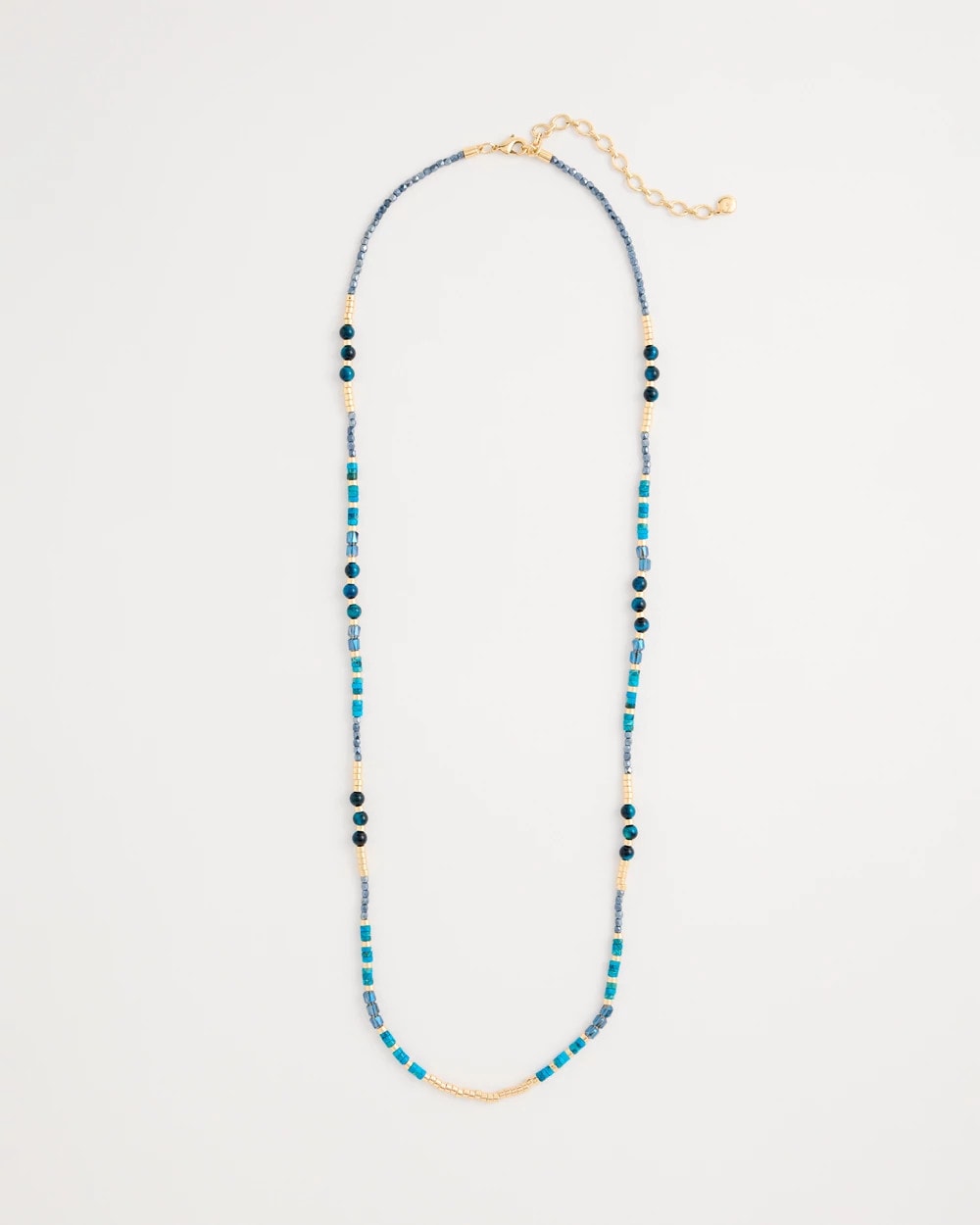 Chico's On Sale - Genuine Stone Beaded Long Necklace