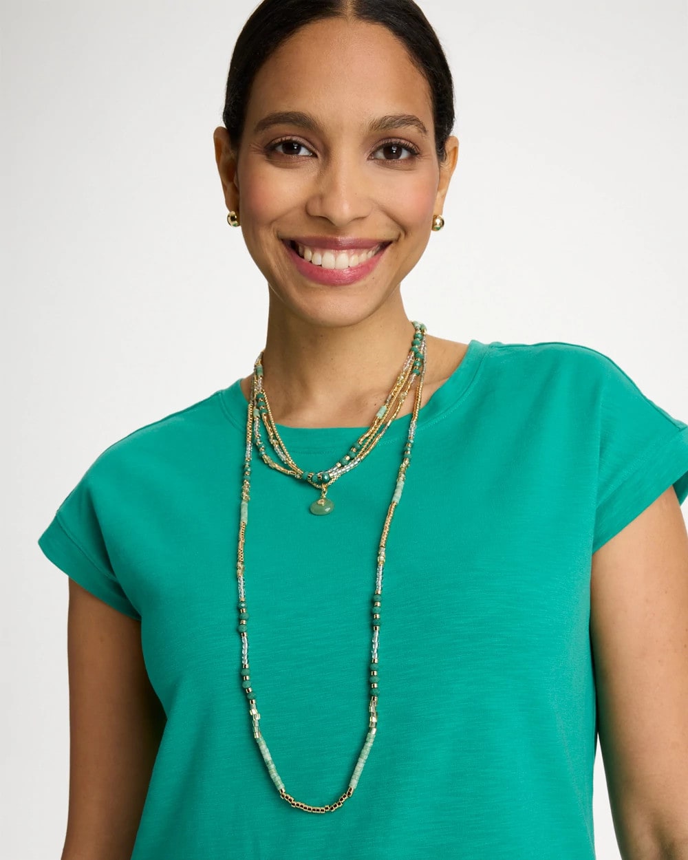 Chico's For Sale - Beaded Long Necklace