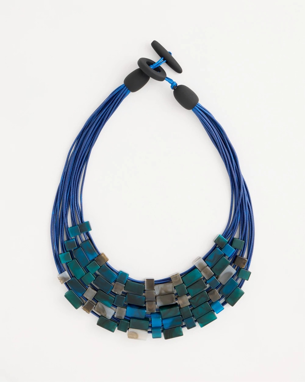 Chico's / Chico's Originals Resin Square Corded Necklace
