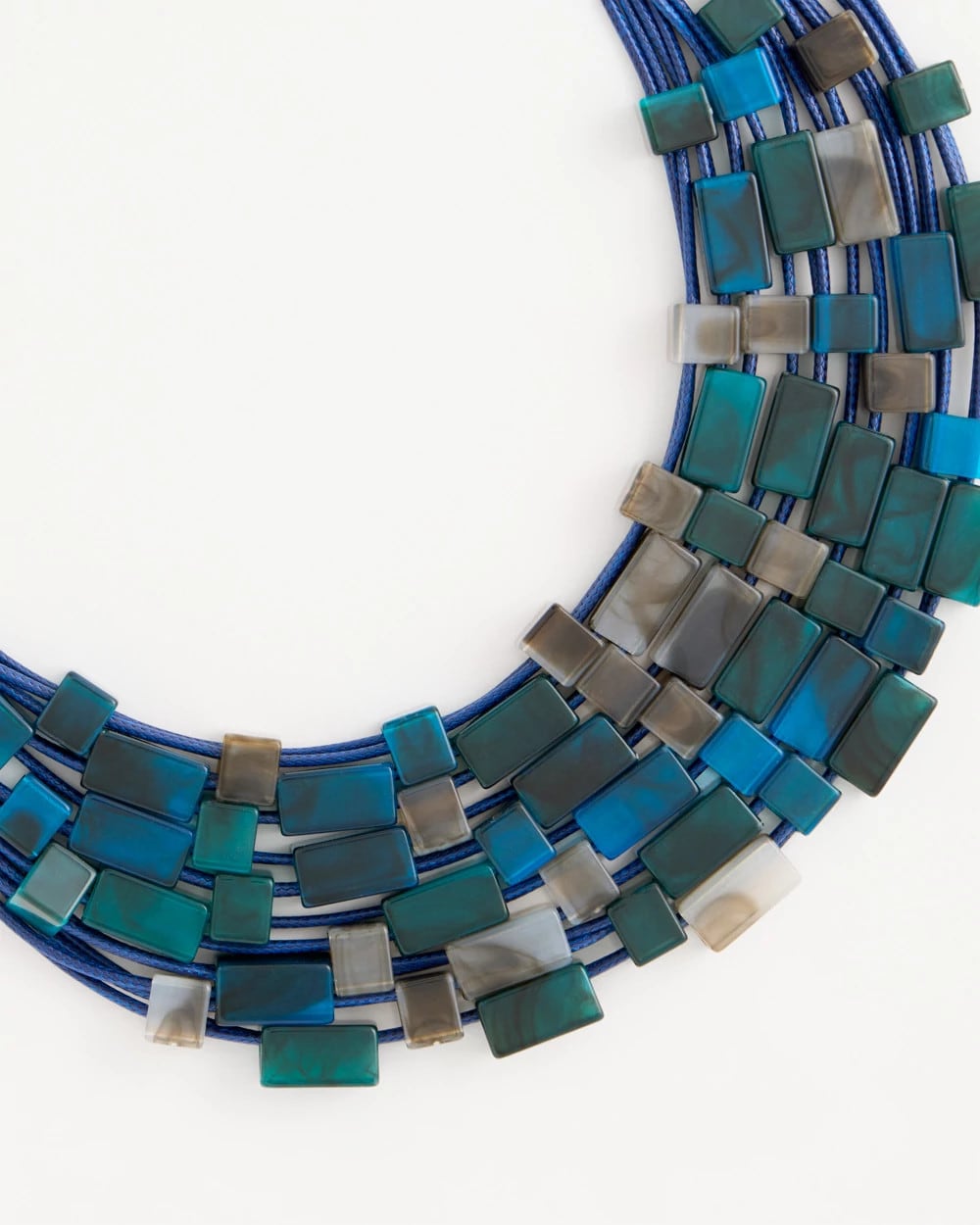 Chico's / Chico's Originals Resin Square Corded Necklace