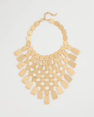 Chico's Discount - Chico's Originals Hammered Bib Necklace