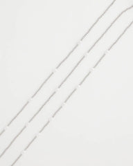 Chico's Discount - Pearlescent Bead Ball Short Necklace