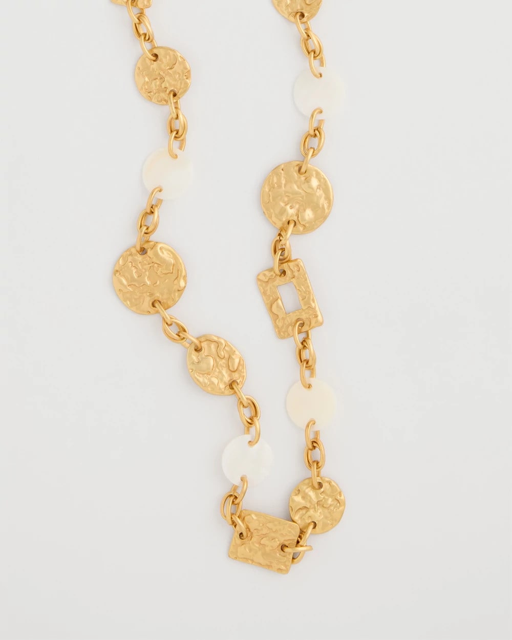 Chico's For Sale - Pearl Hammered Long Necklace