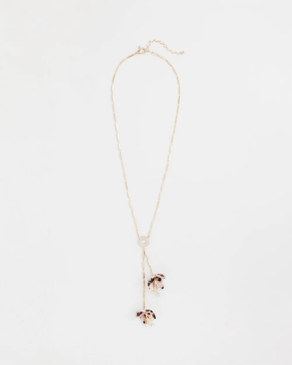 Chico's Discount - Tortoise Spider Lily Y-Necklace