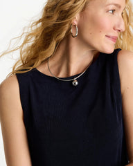 Chico's On Sale - Silver Bead Collar Necklace