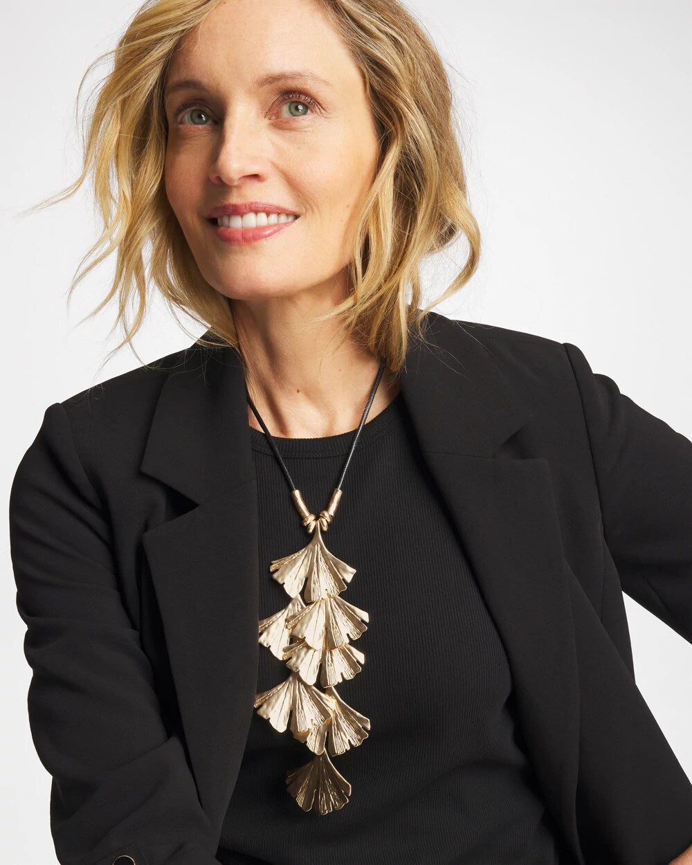 Chico's Online - Chico's Originals Gold Ginkgo Pendant Necklace