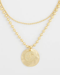 Chico's US - Short Gold Ball Chain Pendant